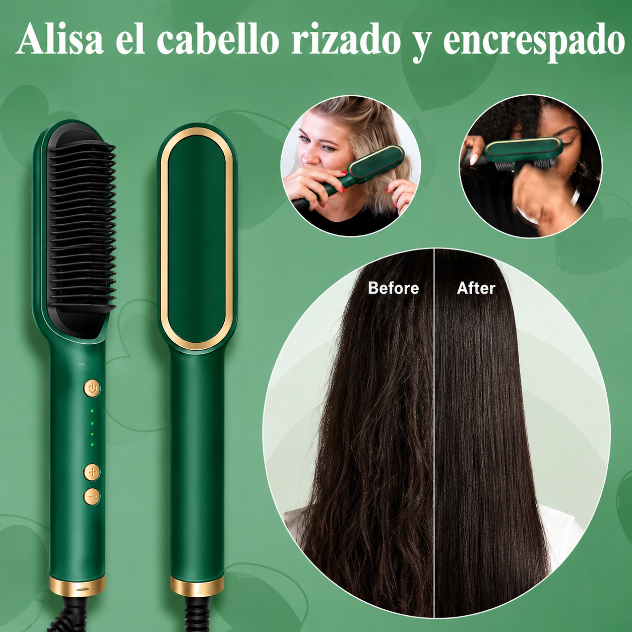 Cepillo Alisador Rizador Multifuncional