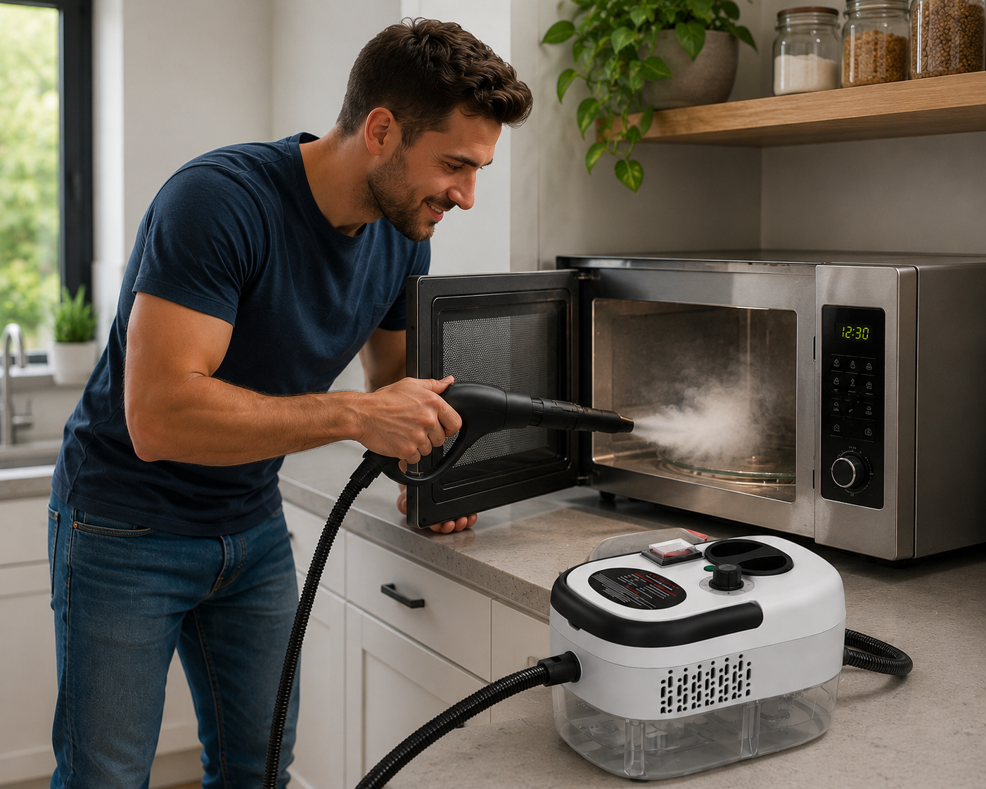 Limpiador A Vapor Presion 2500w Portatil